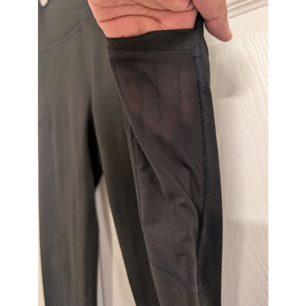 Fabletics PowerHold Black Leggings Oasis PureLuxe High-Waisted Legging 7/8 Sz S - Picture 7 of 9
